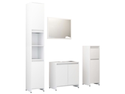 Conjunto de móveis para banheiro MAISON EXCLUSIVE em branco contraplacado (68x30x20 cm)
