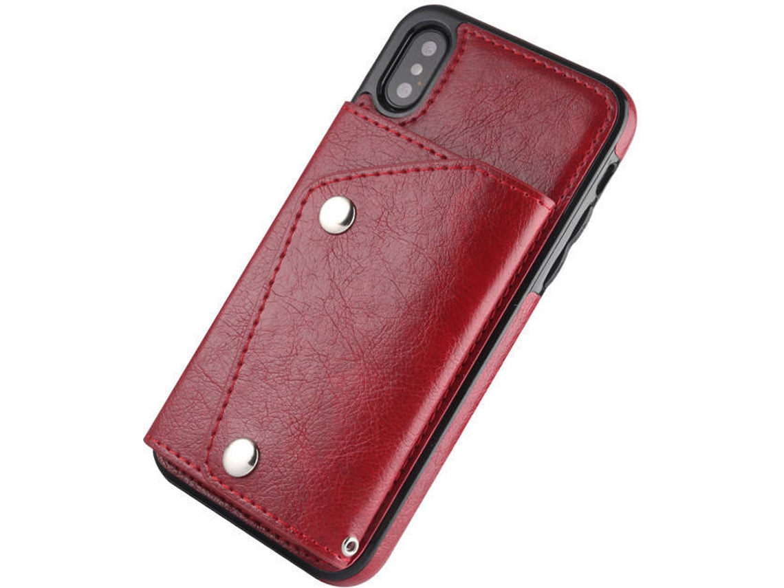 Capa iPhone X WISETONY Bailisheng-134 Vermelho