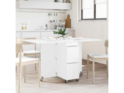 Vidaxl Mesa De Jantar 140 X 80 X 77 Cm Derivados De Madeira Branco