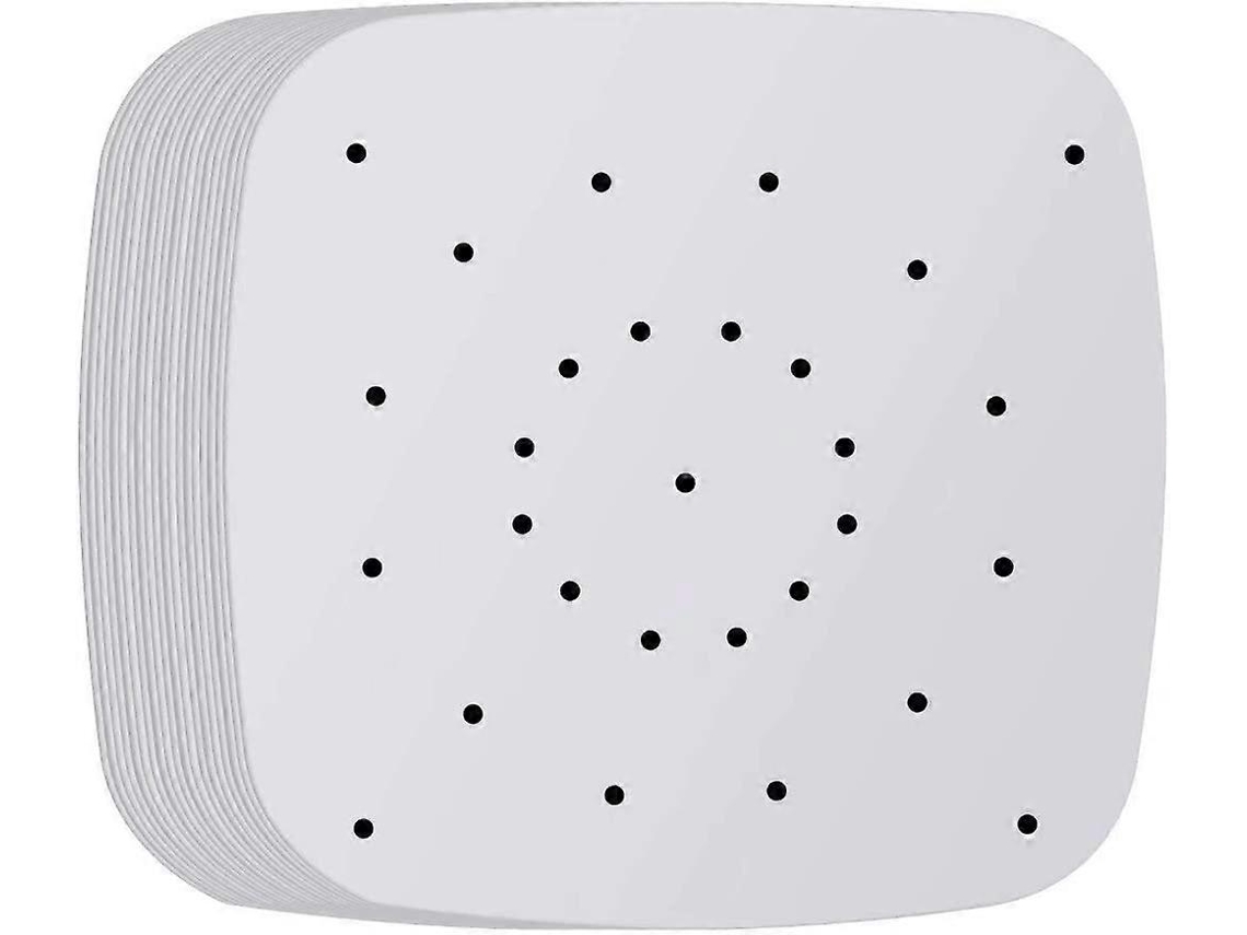 Lineros de Papel de Pergamino para Freidora de Aire, 200 Piezas 7.8 Pulgadas Blancos, Antiadherentes, Resistentes Al Calor Y Antigrasa