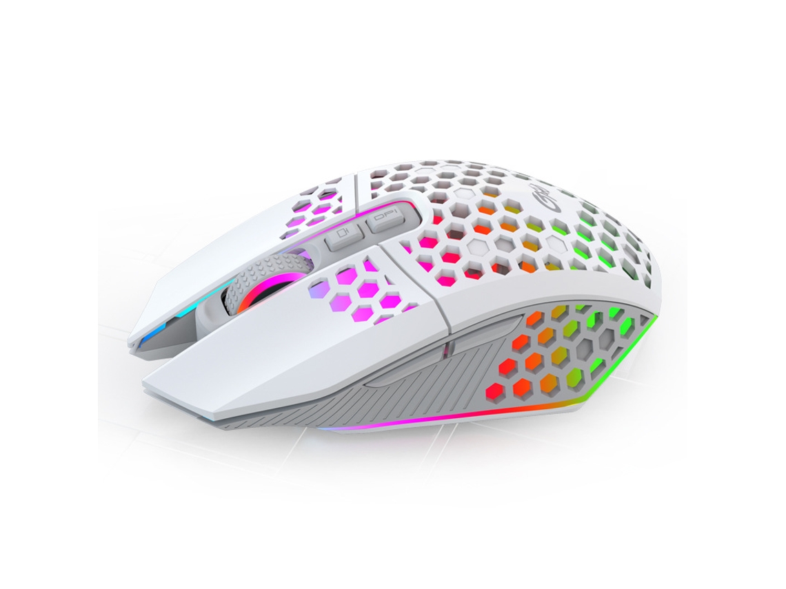 Rato Gaming TRUMSEN X801 RGB (1600dpi - Branco)