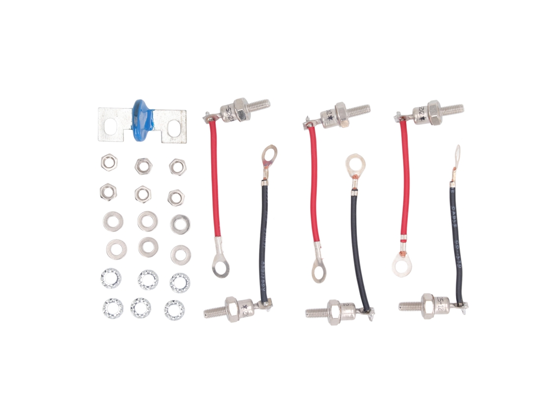 Kit De Diodo E Resistor Zx25a Com Parafusos Para Rsk1001 Roda Retificadora Stamford Componentes Eletrônicos