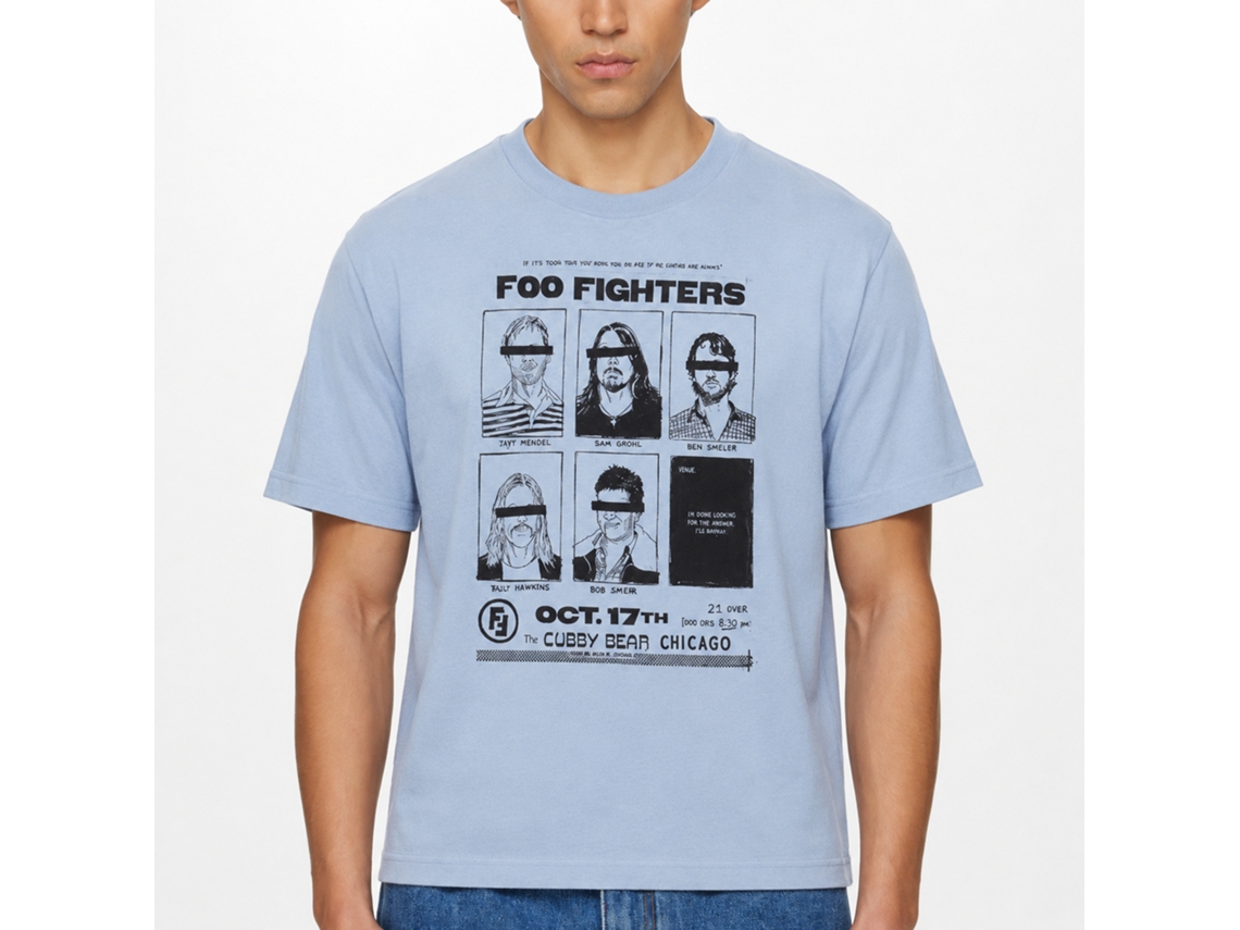 Foo Fighters Cubby Bear Chicago T-shirt Unisex Adults Size:xxl