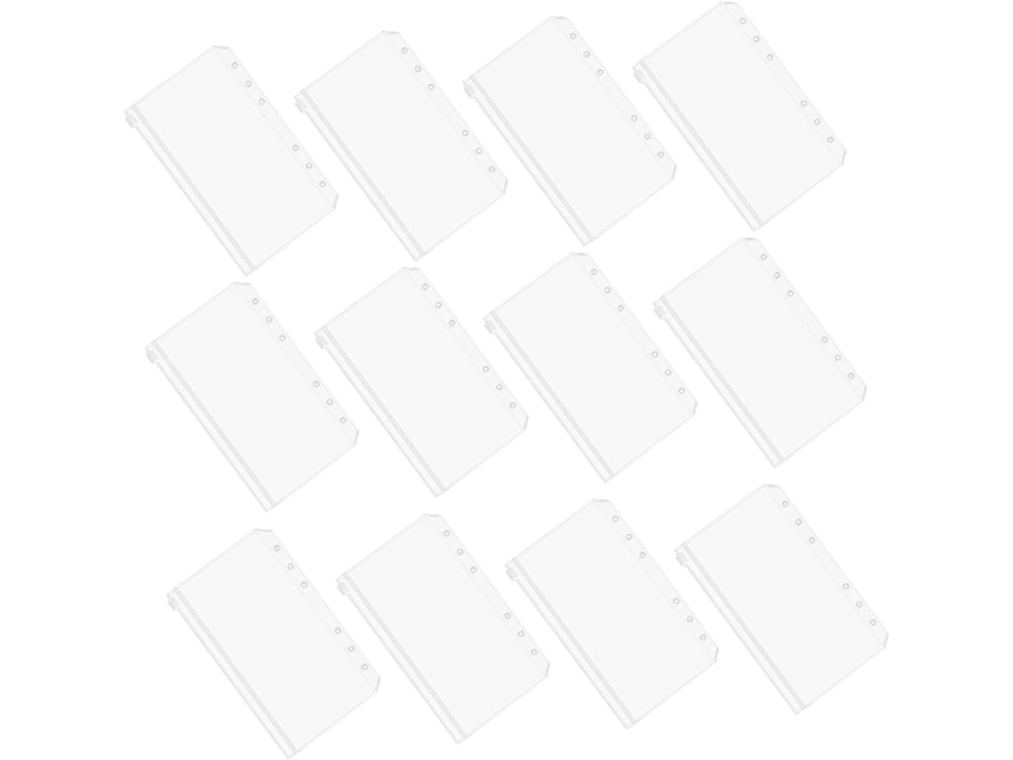 Conjunto De 15 Bolsas Com Zíper Para Pastas, Organizador De Bolsos Em Pvc Resistente Para Envelopes Gokoco