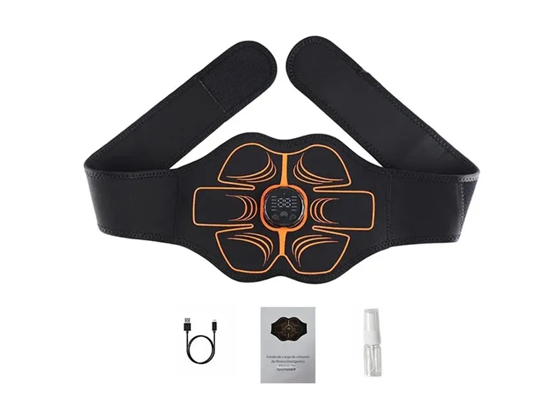 Estimulador Elétrico Para Músculos Abdominais Ems, Cinto De Treinamento, Academia Em Casa, Fitness, Massageador Perda Peso, Cintura, Barriga,