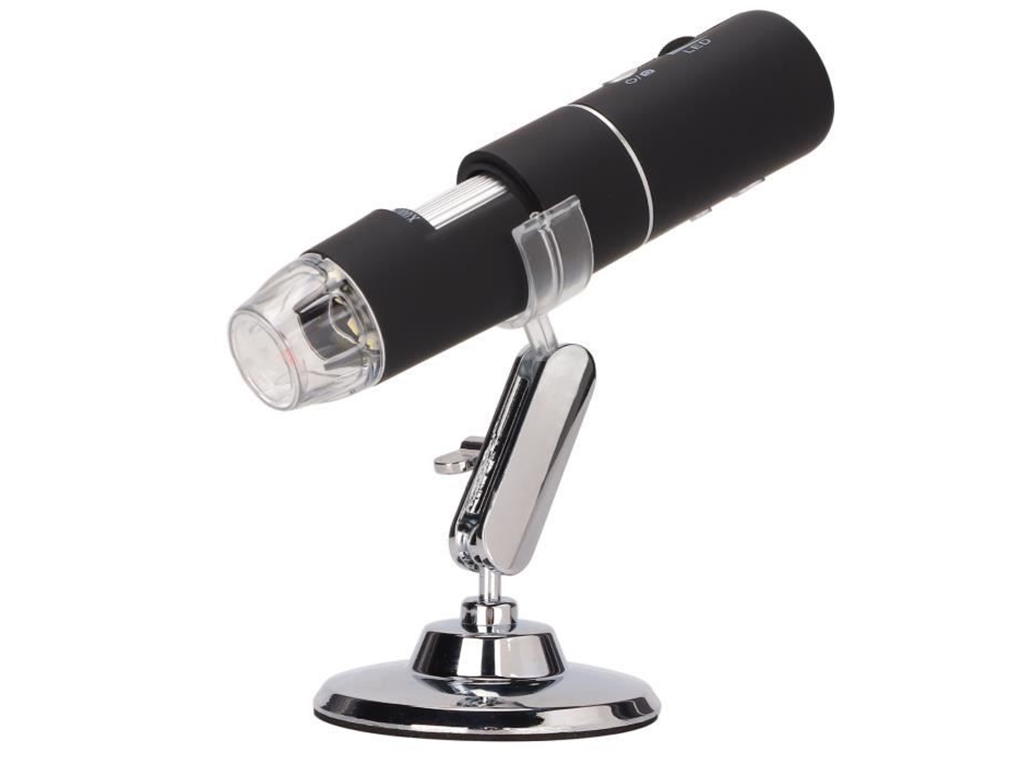 HURRISE 50X-1000X 1080P Microscópio Digital Sem Fio para Android e Computador