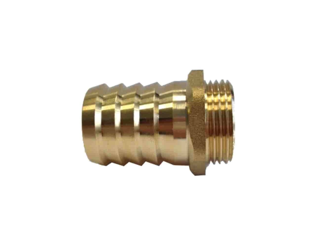 Conector de mangueira de latão de 1 1/4” 32 mm Conexão segura e durável para várias aplicações Klasebo