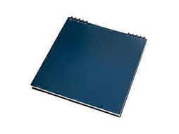 Caderno de folhas soltas, diário, bloco de notas, bloco de notas, bloco de notas xadrez, caderno de esboços, rabisco, Slowmoose Blue