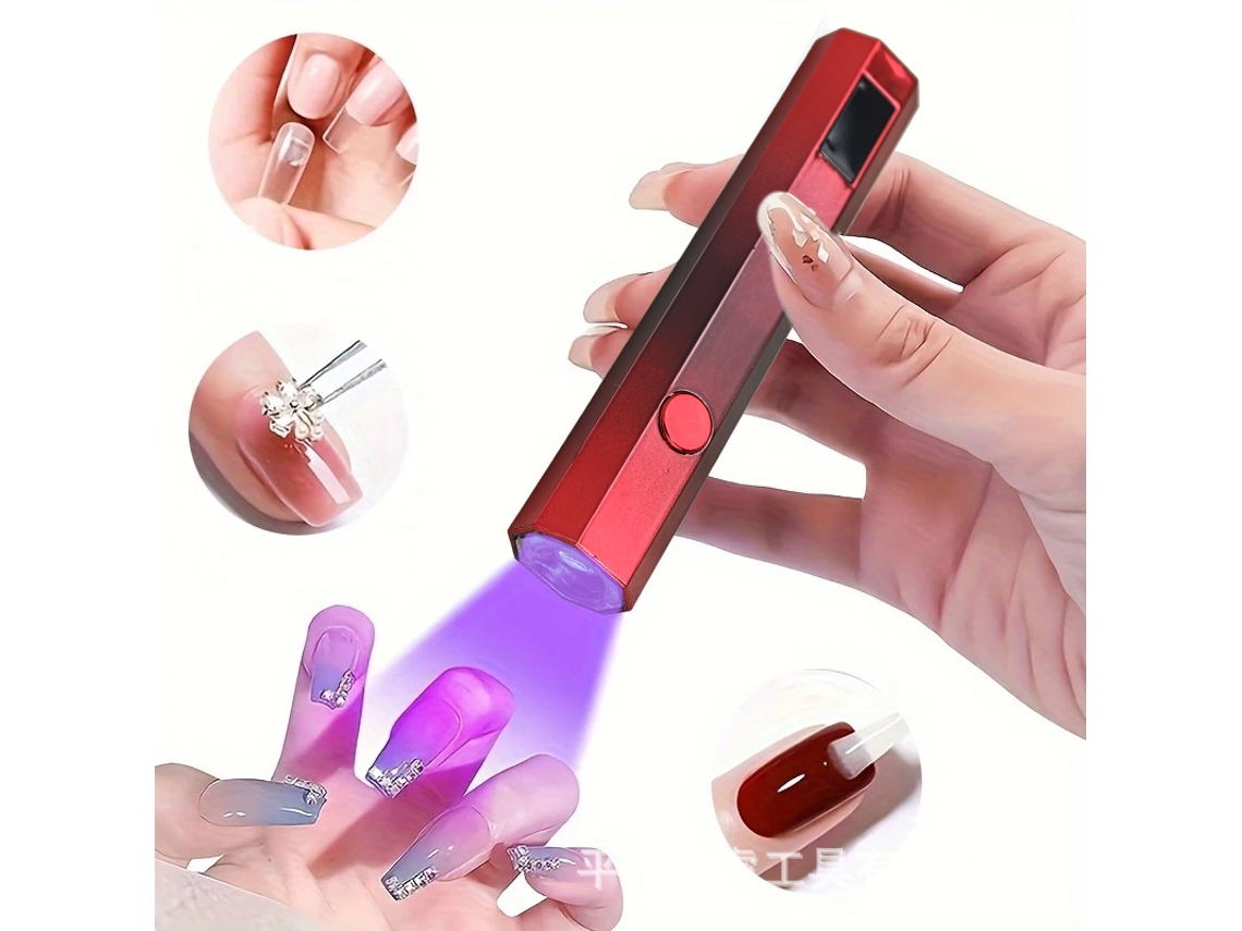 Lâmpada Led Para Unhas ,3w Pretos