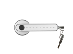 Fechadura de porta frontal com impressão digital/sem chave Smart Locks Slowmoose Maçaneta de porta com teclado inteligente