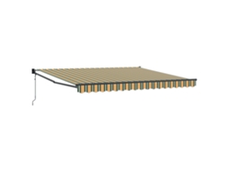 Conjunto 1 Tecido De Toldos Vidaxl Verde Poliéster (400 × 350 Cm)