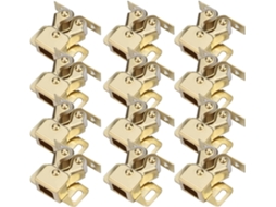 Conjunto De 20 Fechos Duplos Roletes Para Portas Armários Veículos Recreativos, Em Aço Laminado A Frio Resistente À
