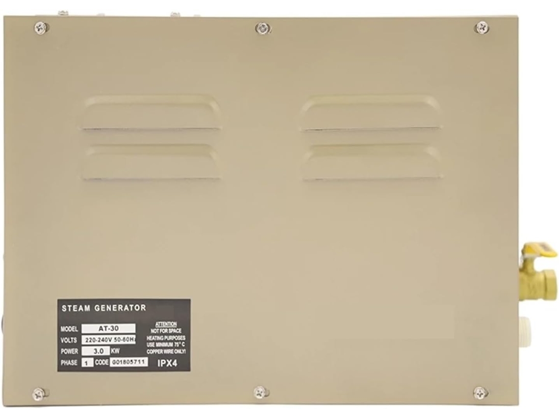 Gerador de vapor para sauna e spa, 3/4/5kW, controlo digital SFUSHOS