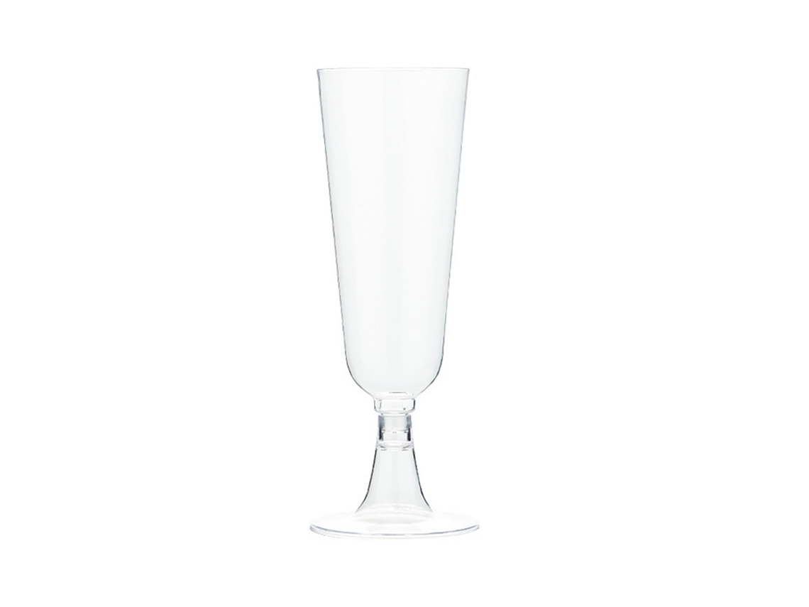 Copo de Champagne Plástico Descartável 150ml 6pcs LAXISCREED