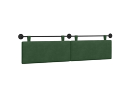 Conjunto 1 Cabeceira Suspensa Vidaxl Verde Cordão (210 X 55 X 5 Cm)