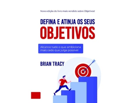 Livro Defina e Atinja os Seus Objetivos de Brian Tracy (Português)