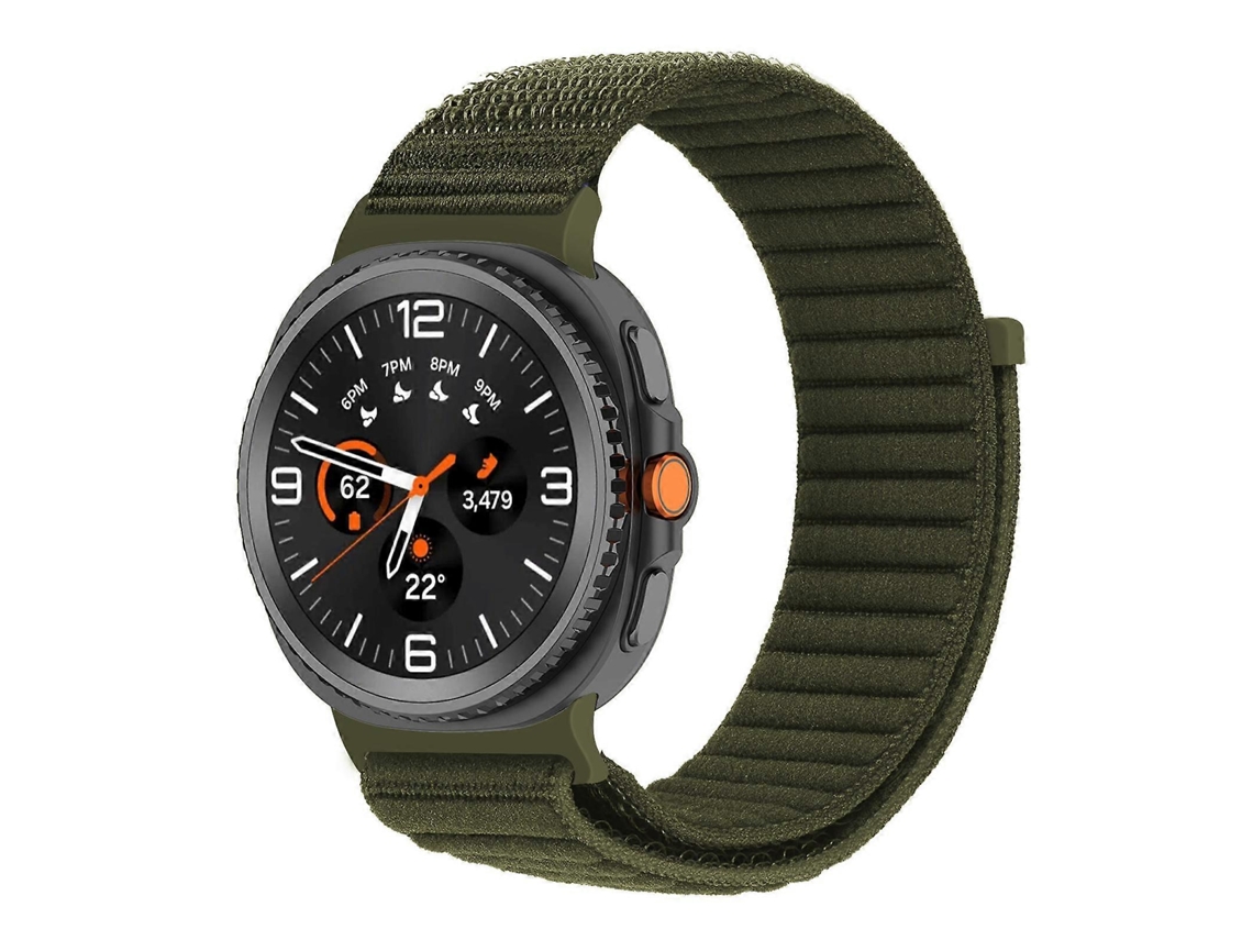 Pulseira De Nylon Trançado Com Textura Ondulada Na Mesma Cor Para Samsung Galaxy Watch8 / Watch8 Classic
