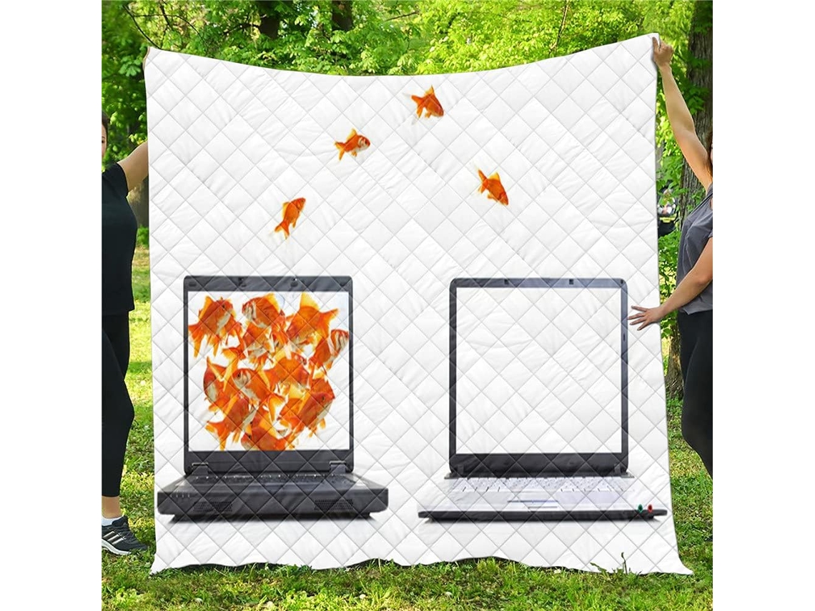 Colcha Acolchoada Fansu Capa de Cama Cobertor para Ar Condicionado Edredom Conjunto Estampada Sofá com Criança