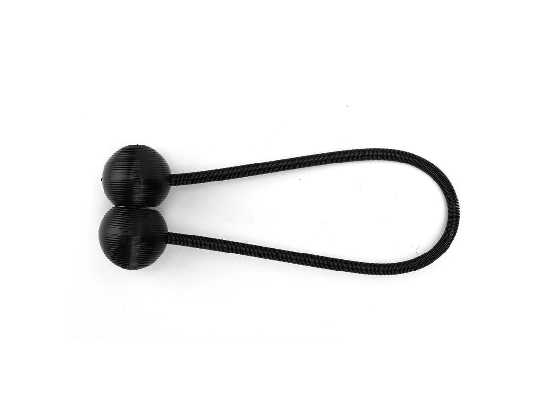 Atiros de Cortina Magnéticos Fivela Preto Abs Decorativo para Janela Sala Quarto | S/MARCA