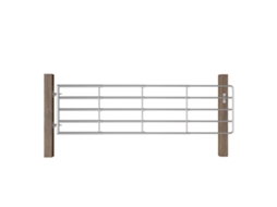 Field Gate, Field Gates Vidaxl Prateado Aço ((115-300) X 90 Cm)