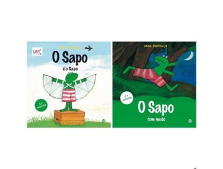 Livro O Sapo É O Sapo | O Sapo Tem Medo De Max Velthuijs (português)