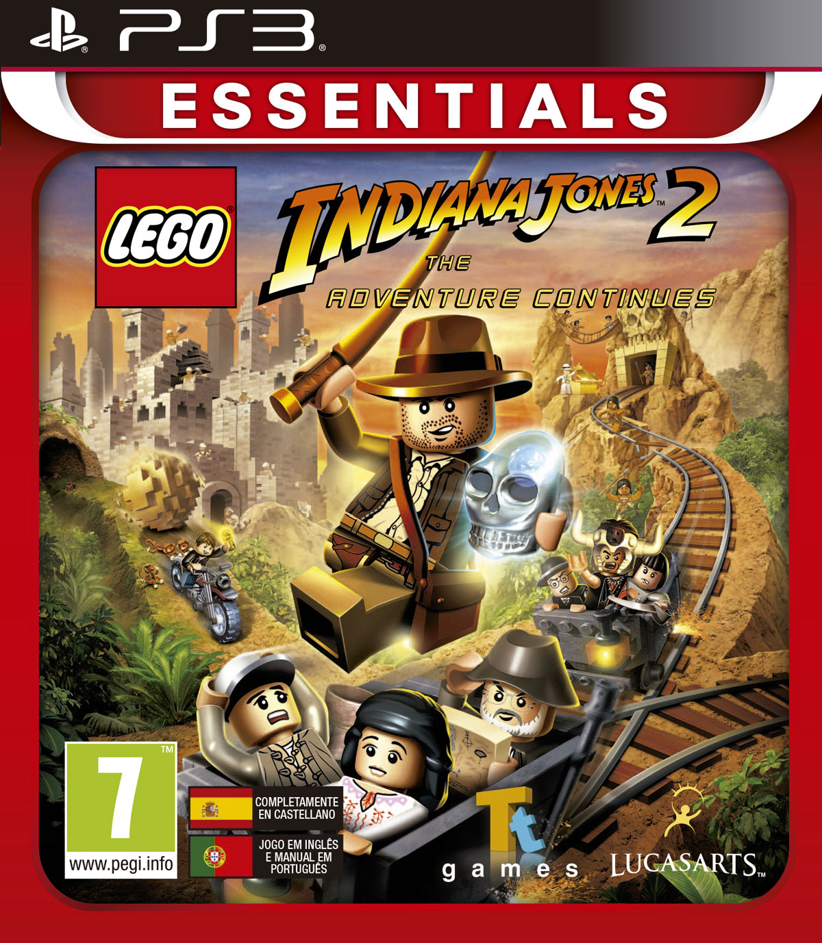 Jogo Lego Indiana Jones 2 A Aventura Continua PS3 Usado - Meu Game Favorito