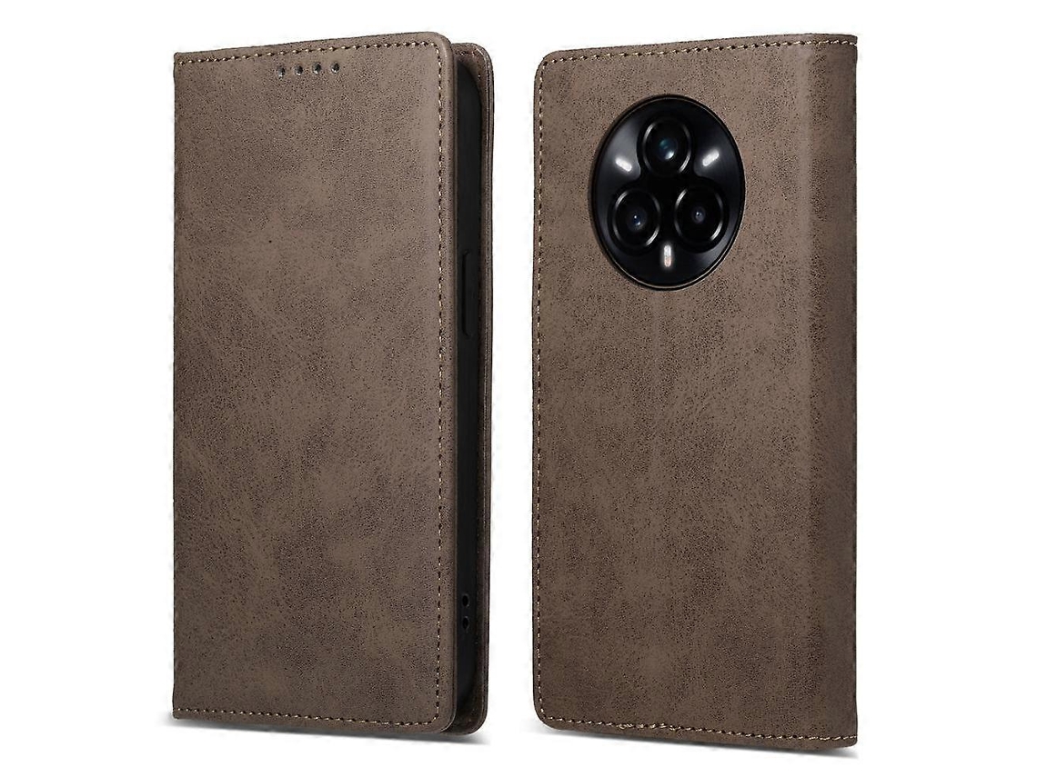 Capa De Celular De Couro Com Rfid Magnético De Cor Sólida Para Empresas