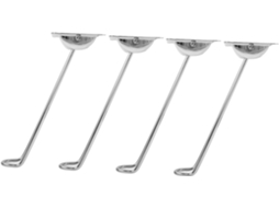 Sewacc 4 Peças Base De Mesa Dobrável Metal, Pés De Mesa Altos Para Computador, Para Uso Doméstico Ou Em Escritório