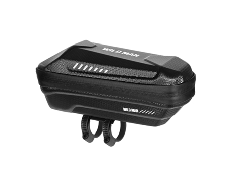 WILDMAN Bolsa Bicicleta / Patinete À Prova D'Água 1L Fixação Anel Xs5 Preto
