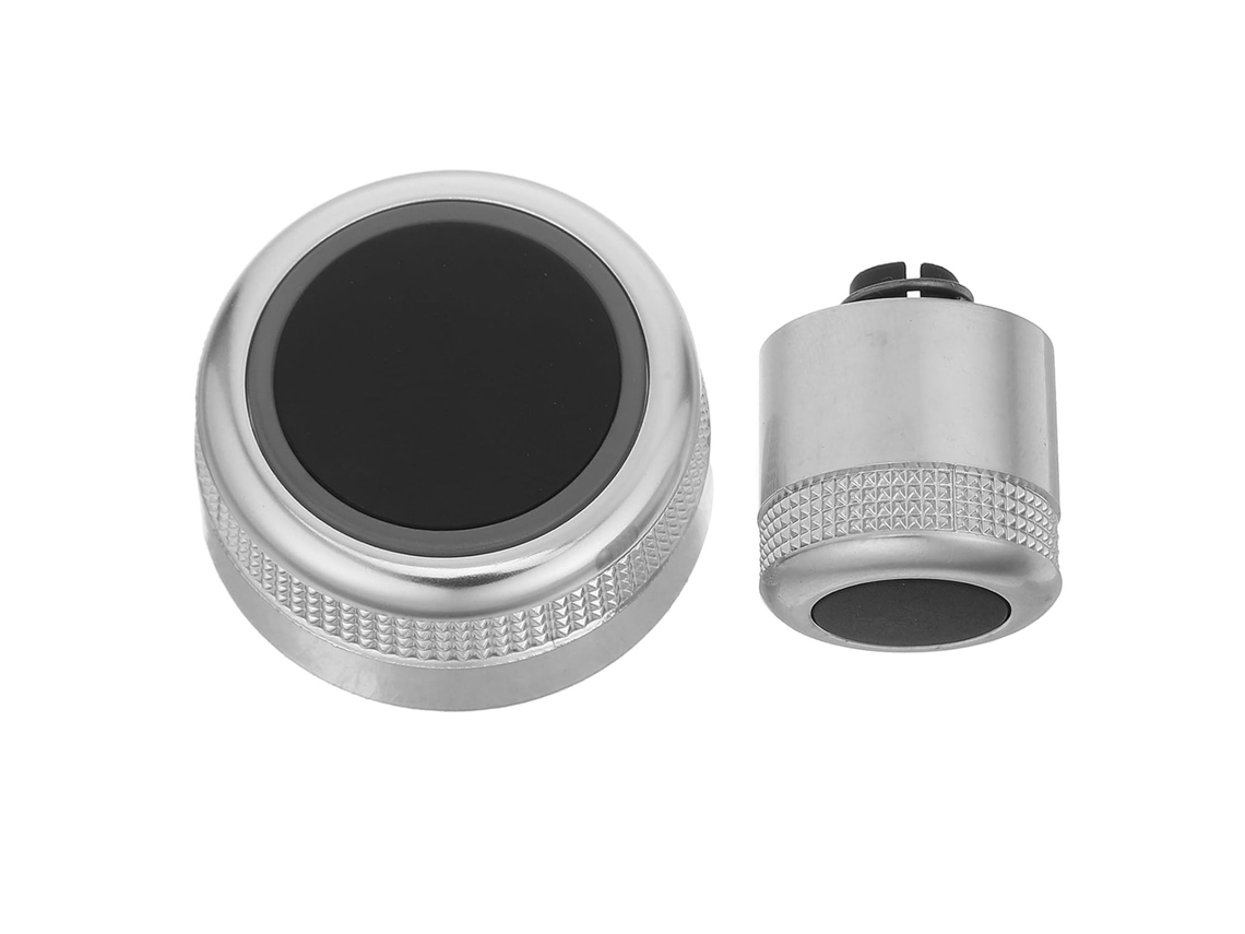 2 Peças De Anel Decorativo Para Botão De Volume Automotivo.