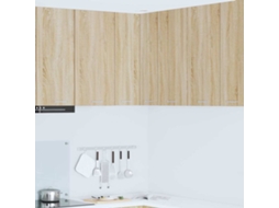 Vidaxl Armário Suspenso Carvalho Sonoma E Branco 57 X 57 X 80 Cm