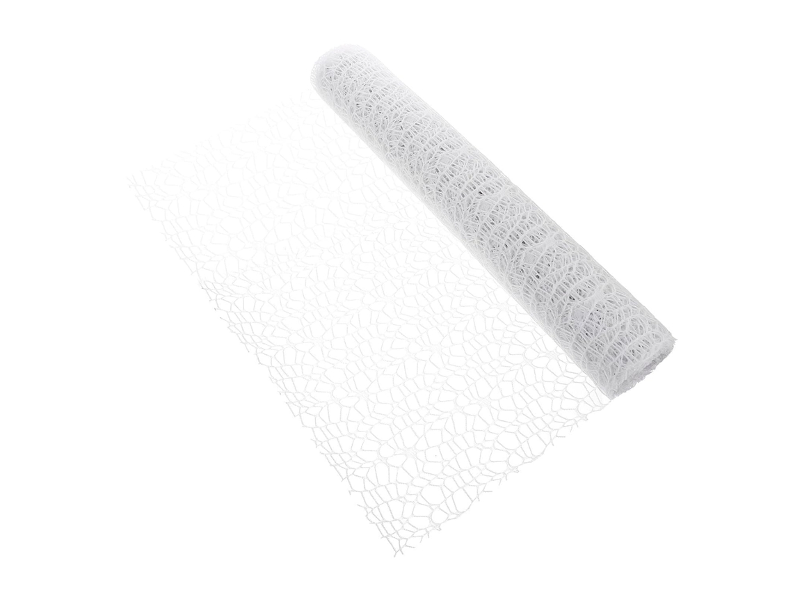 1 Rolo De Tule Branco Para Embrulhar Flores, Vendido Pela Floricultura.