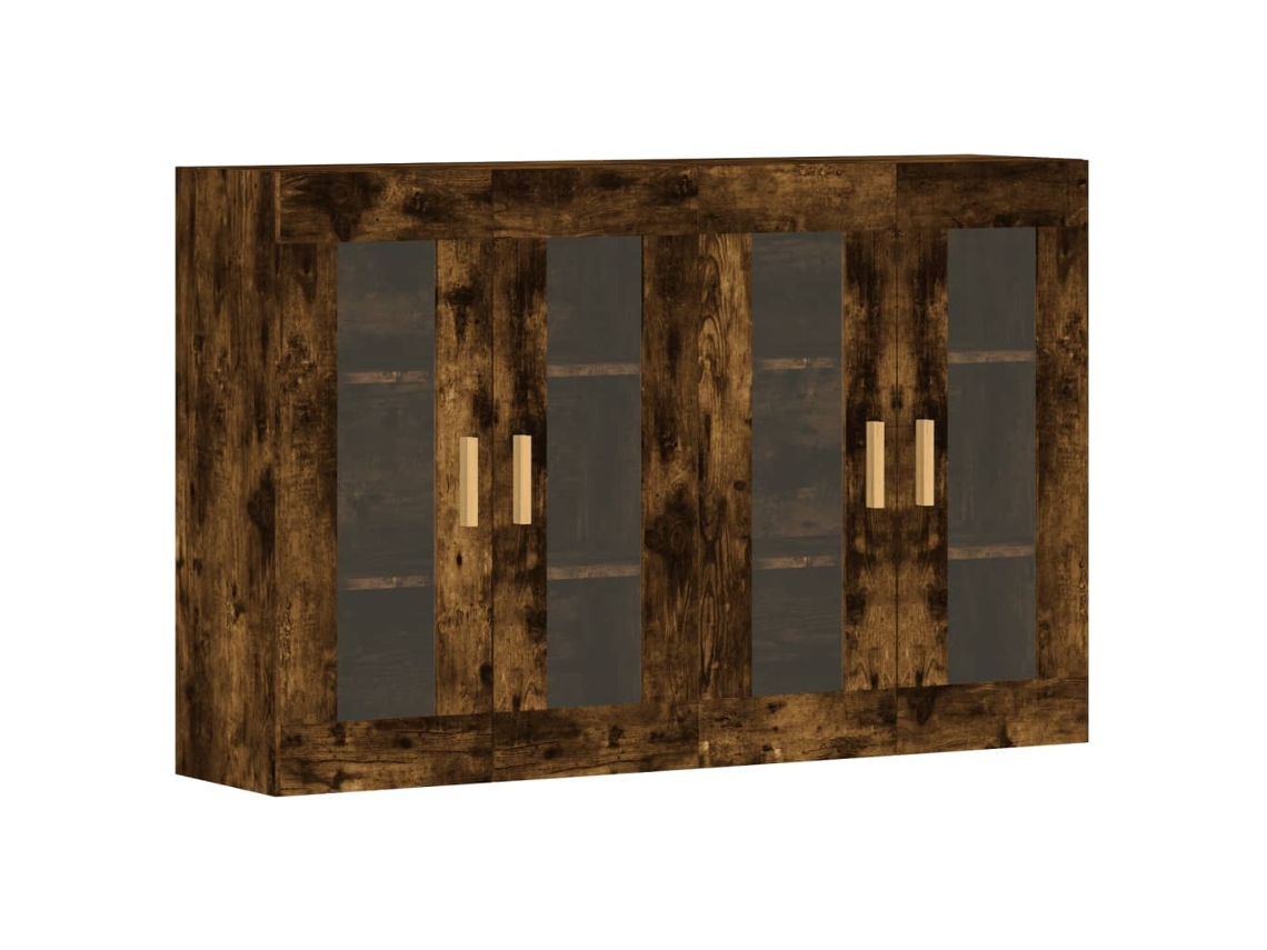 Wall Mounted Cabinet, Wall Mounted Cabinets Vidaxl Marrom Madeira Processada (n/a)