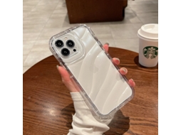 2 Capas Para Iphone 17 Com Efeito Laser De Ondas Na Água E À Prova De Quedas.