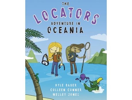 Livro The Locators Adventure in Oceania de Kyle Bauer e Colleen Conner (Inglês)