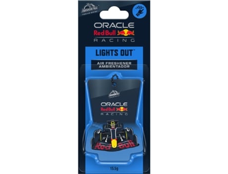 Ambientador para coche con tarjeta colgante F1 Red Bull Lights Out Armor All
