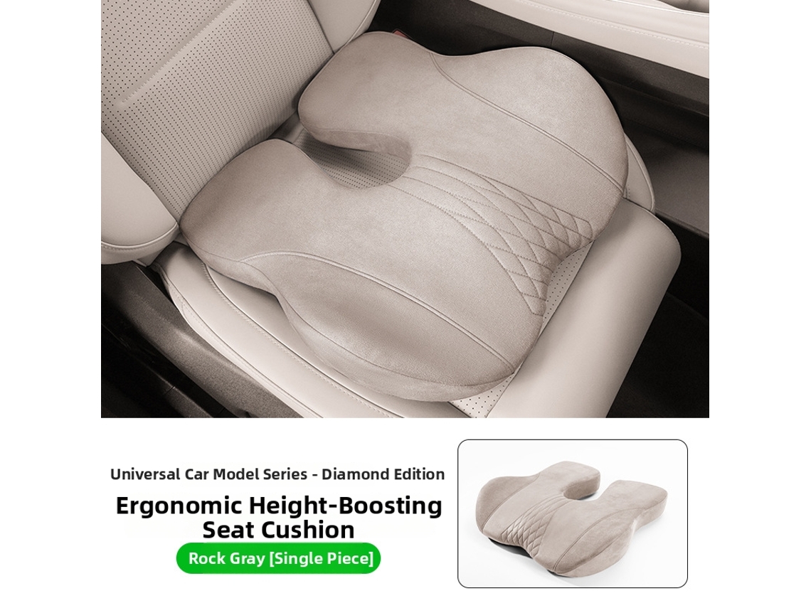 Almofada de Assento com Aumento de Altura de 5 Cm da General Motors HENTEN HOME Suporte Ergonômico Cinza