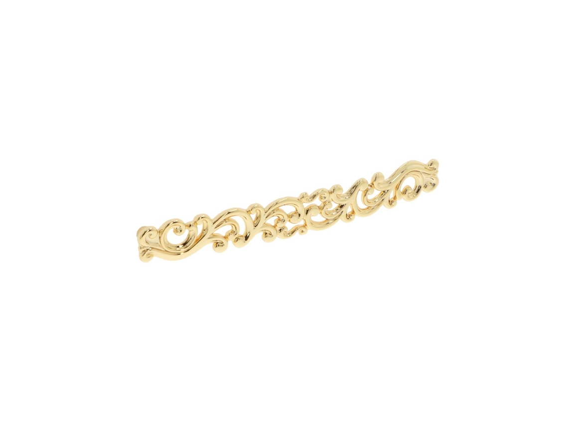 Puxador para Móveis HARDWAREXCHANGE em Zamac com 192mm de distância central, banho de ouro, conjunto de 25