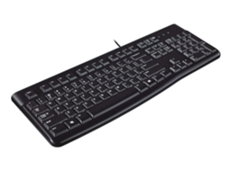 Lurelia Teclado Usb Ep/c/779 Preto Com Ligação Usb, Resistente A Salpicos Para Pc, Tablet E Uso Diário