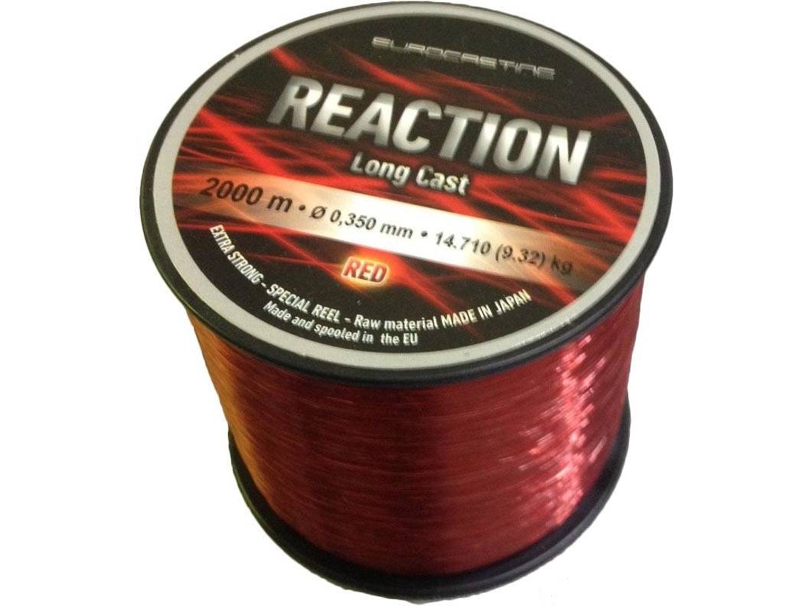 Linha de Pesca de monofilamento TUBERTINI Reaction (0.220 mm - 0,20 mm)