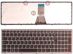 Teclado para Portátil Lenovo G505S G500C G500S S500 Cinzento