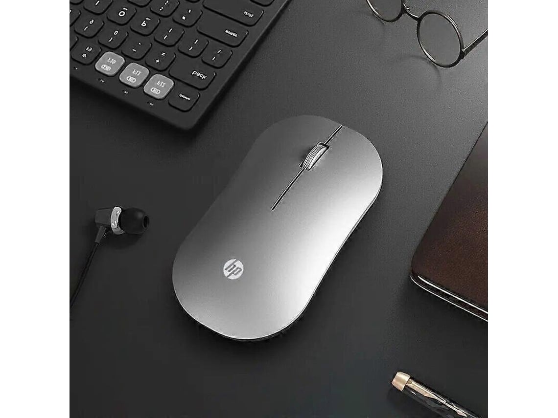 Mouse Dual Mode Bluetooth Wireless Hp Dm10, Para Escritório E Notebookgray