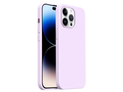 Capa De Silicone Líquido Ultra Fina Para Iphone 14 Pro - Cobertura Total - Magsafe