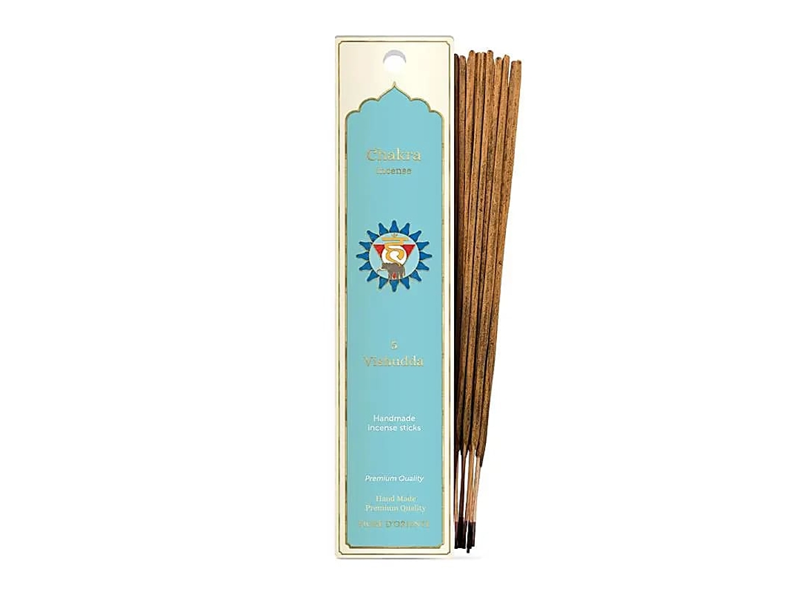 Incenso Vishudda Fiore D'oriente Chakra - Conjunto De 3 Unidades - 20g