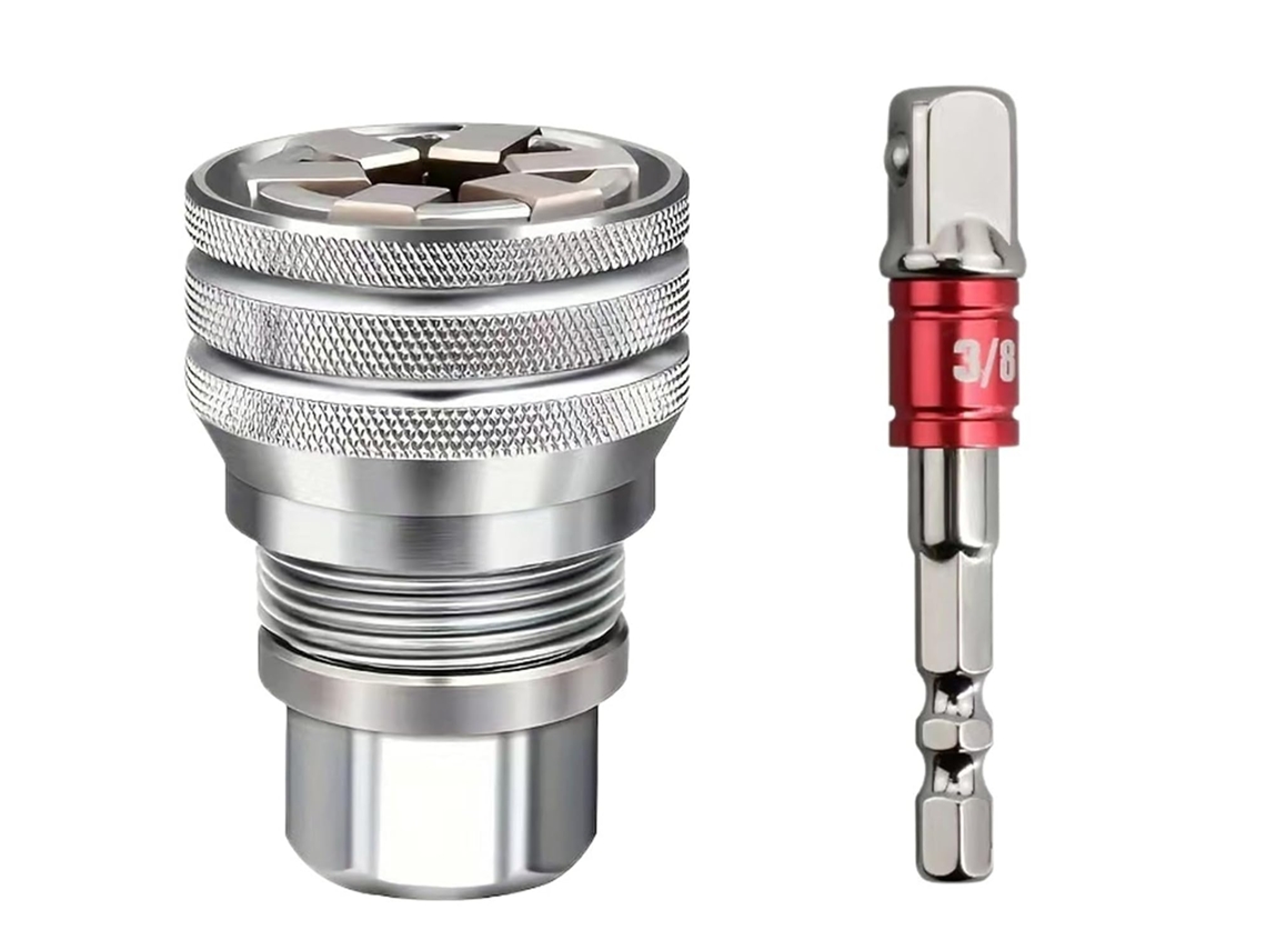 Adaptador De Manga Para Chave Elétrica Compatível Com Chaves Multifuncionais Padrão 3 8a 4, De 10a 19mm Furadeira Manga