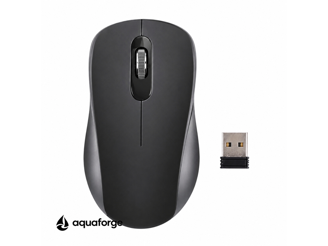 Rato Sem Fio 2.4ghz Ergonómico 1000 Dpi