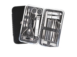 Conjunto de manicure Slowmoose com 19 peças, conjunto profissional de pedicure em aço inoxidável para cuidados com as unhas