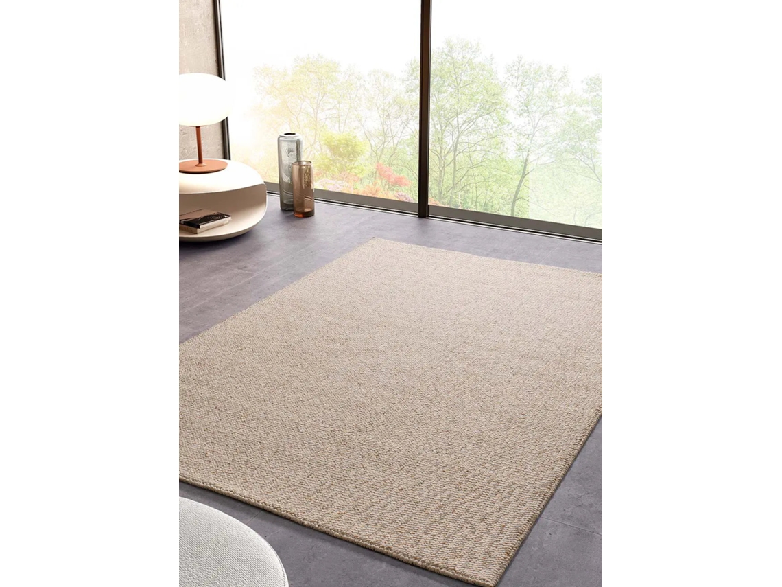 Tapete Interior Liso - Atticgo - Petra Branco 80x150 Cm