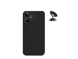 Capa para Realme C53 GIFT4ME Silicone Magnética Preto