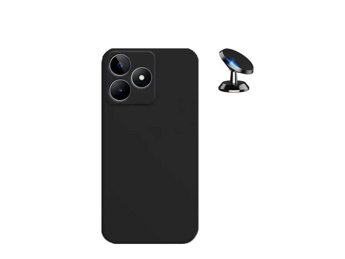 Capa para Realme C53 GIFT4ME Silicone Magnética Preto